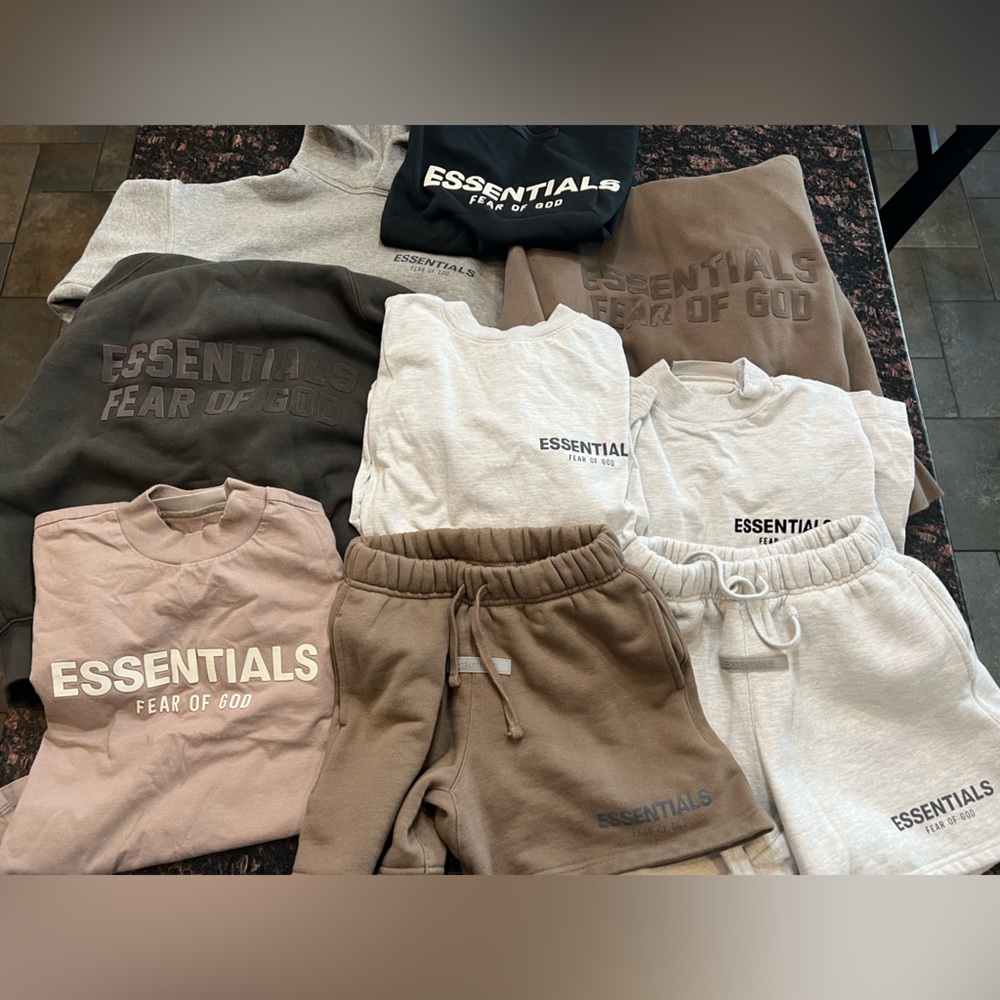 Fear of God Kids Essentials Boys Size 6/7 Lot!